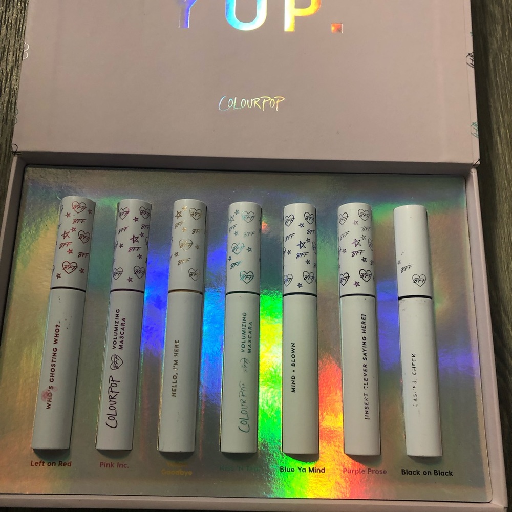 colourpop bff color mascara